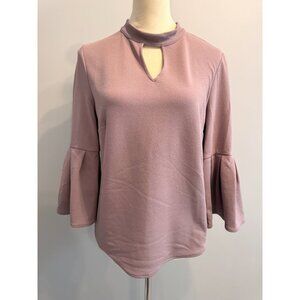 New Sweet Pea "NY & Co." women's small mauve 3/4 sleeve top